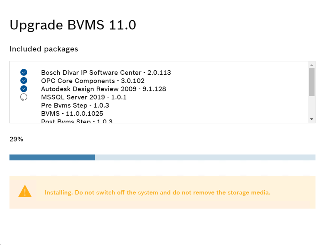 How to upgrade BVMS from v.10.1 to v.11.0 on DIVAR IP 7000 AIO GEN3