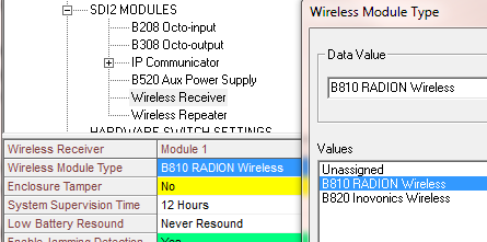 How to integrate existing Inovonics devices and Radion on the same