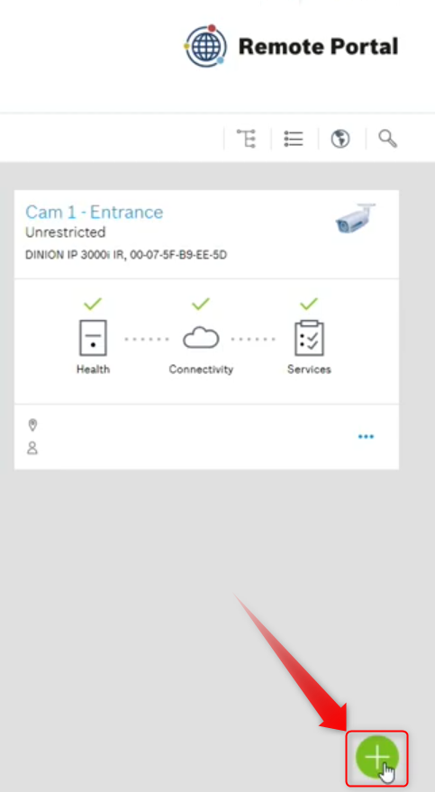 Configure Remote Portal to access your Bosch camera through Video