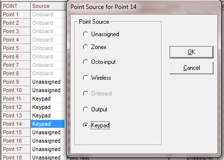 How to use expanded points on the B921C or B942 SDI2 Keypad