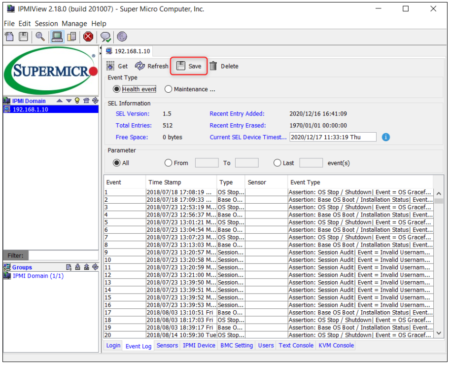 9_How to remotely view and collect the system's event log through IPMI (Intelligent Platform Management Interface).png