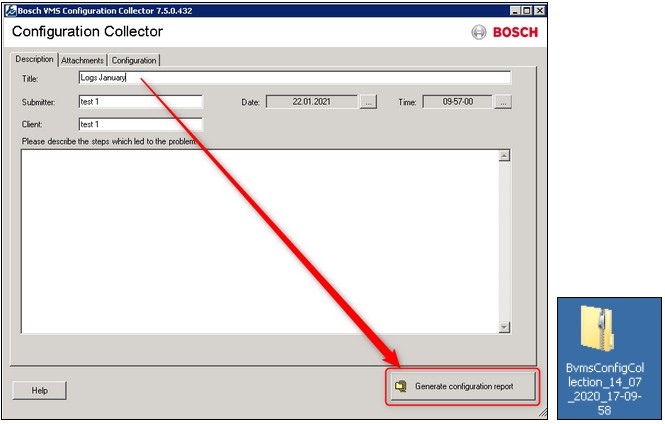 3_How to get the BVMS Configuration Collection Logs of the system.png