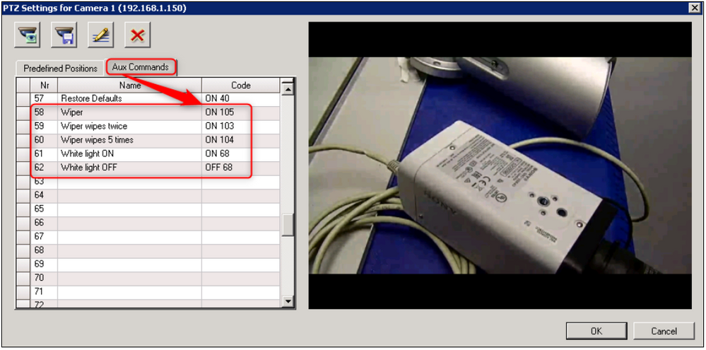 3_How to activate the wiper and the white lights of MIC IP starlight 7000 HD in BVMS.png