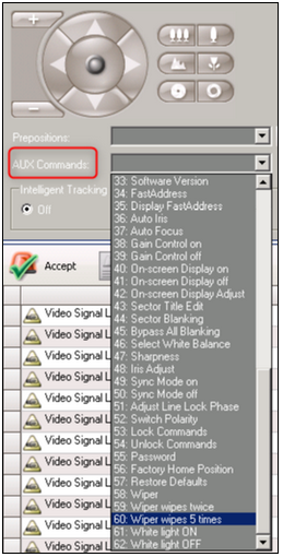 11_How to activate the wiper and the white lights of MIC IP starlight 7000 HD in BVMS.png