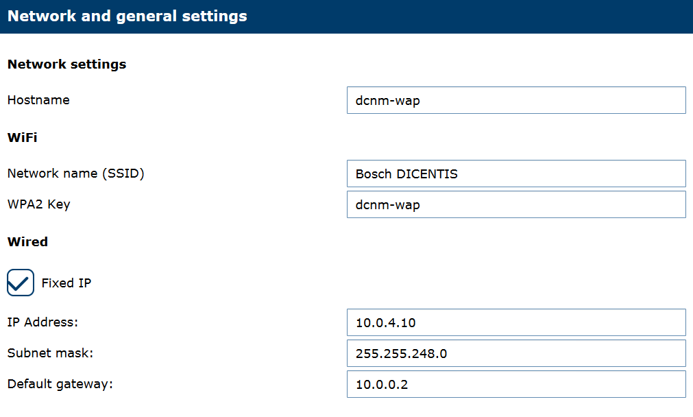 How to set time synchronization when using fixed IP address - Dicentis ...