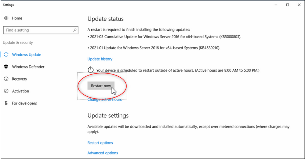 11 How to automatically update Windows Server 2016 for DICENTIS (online - with internet connection).png