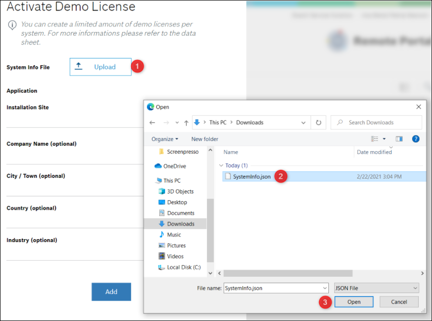 8 How to activate a demo license for the Bosch Intelligent Insights App.png
