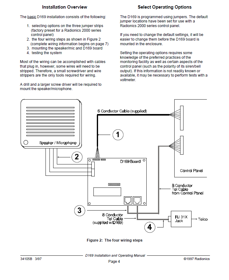 How to Interface the D169 to the D6412 or D4412