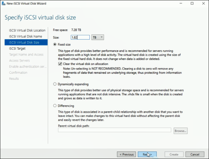 15  How to create iSCSI Virtual DiskLUNs after replacing an HDD on a DIVAR IP 5000 AIO.png